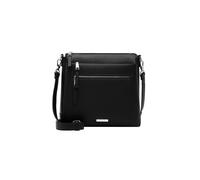 Umhängetasche TAMARIS "Umhängetasche TAS Melissa", Damen, Gr. B/H/T: 27cm x 26cm x 5,5cm 0, schwarz (schwarz 100), Polyester, Taschen Umhängetasche (53878323-0) schwarz 100