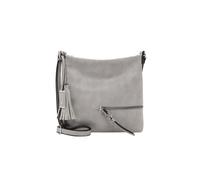 Umhängetasche TAMARIS "Umhängetasche TAS Nele", Damen, Gr. B/H/T: 30cm x 28cm x 6cm 0, grau (lightgrau 810), Polyurethan, Taschen Umhängetasche (84559551-0) lightgrau 810
