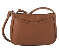 Umhängetasche TOM TAILOR DENIM "Cilia", Damen, Gr. B/H/T: 21,5cm x 14cm x 4cm, braun, Polyurethan, Polyurethan (PU), clean, gepflegt, unifarben, Taschen, lässige Handtasche für die Party aus Lederimit