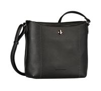 Umhängetasche TOM TAILOR "Elif", Damen, Gr. B/H/T: 28cm x 24,5cm x 10cm, schwarz, Polyurethan, Taschen Umhängetasche, fein genarbtes Lederimitat mit edlem Drehschloss und feinem Logo (21756943-0) schw