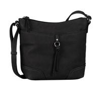 Umhängetasche TOM TAILOR "Imeri", Damen, Gr. B/H/T: 28cm x 25cm x 8,5cm, schwarz, Polyurethan, Polyurethan (PU), clean, gepflegt, unifarben, Taschen Umhängetasche, weiches Lederimitat mit 2-tone-Effek