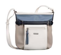 Umhängetasche TOM TAILOR "Juna" Gr. B/H/T: 26 cm x 25 cm x 7,5 cm, blau Damen Taschen Handtaschen Modische Umhängetasche mit Reißverschlussöffnung (90606037-0)