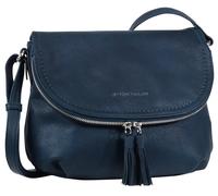Umhängetasche TOM TAILOR "LARY", Damen, Gr. B/H/T: 29cm x 23cm x 7cm, blau (navy), Lederimitat, Taschen Umhängetasche, Crossbody Bag mit modischen Quasten am Zipper (429479-0) navy