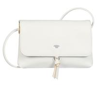 Tom Tailor Umhängetasche LUNA Damen Polyurethan Weiß OneSize mit hochglänzendem Logo