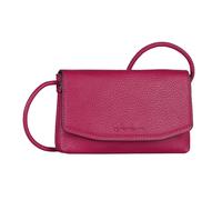 Umhängetasche TOM TAILOR "Rissa", Damen, Gr. B/H/T: 21cm x 13,5cm x 3cm, fuchsia, Lederimitat, clean, gepflegt, unifarben, Taschen Umhängetasche, Damen Schultertasche, Handtasche, auch als Clutch trag