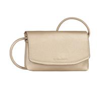 Umhängetasche TOM TAILOR "Rissa", Damen, Gr. B/H/T: 21cm x 13,5cm x 3cm, platin, Lederimitat, clean, gepflegt, unifarben, Taschen Umhängetasche, Damen Schultertasche, Handtasche, auch als Clutch tragb