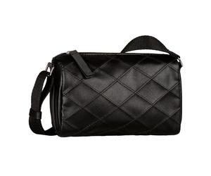 Umhängetasche TOM TAILOR "Skylar", Damen, Gr. B/H/T: 23cm x 16cm x 8cm, schwarz, Polyurethan, Taschen Umhängetasche, Konkav gestepptes Kunstleder, feines Gewebeband und Reflektelemente (87881956-0) sc