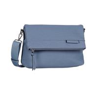 Umhängetasche TOM TAILOR "Vesna", Damen, Gr. B/H/T: 27cm x 19cm x 6,5cm, blau, Textil, Strukturmuster, clean, gepflegt, unifarben, Taschen Umhängetasche, Damen Schultertasche aus sportivem Funktionsst