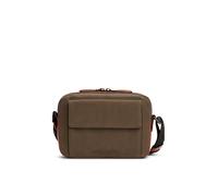 Umhängetasche TOMMY HILFIGER "TH CASUAL PREP CROSSOVER", Herren, Gr. B/H/T: 15cm x 21,5cm x 6cm, braun (schlamm), Lederimitat, Textil, unifarben, Taschen Umhängetasche, Men Schultertasche, Kamerabag,