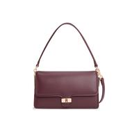 Umhängetasche TOMMY HILFIGER "TH HERITAGE CONV CROSSOVER", Damen, Gr. B/H/T: 25cm x 15cm x 9cm, dunkelrot, Lederimitat, Taschen Umhängetasche, Damen Tragetasche, Abendtasche mit Logo-Schmuckelement (6