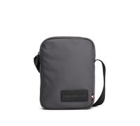 Umhängetasche TOMMY HILFIGER "TH REPREVE MINI REPORTER", Damen, Gr. B/H/T: 15cm x 20,5cm x 7cm, dunkelgrau, Textil, Taschen Umhängetasche, Men Schultertasche, Crossbodybag mit Logo-Aufnäher (34139150-