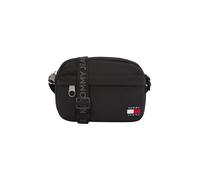Umhängetasche TOMMY JEANS "TJW ESS DAILY CROSSOVER", Damen, Gr. B/H/T: 19cm x 14cm x 7cm, schwarz, Textil, unifarben, Taschen Umhängetasche, Schultertasche, Kamerabag, Minibag mit Logoflagge (17581433