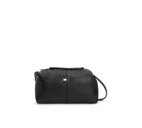 Umhängetasche TOMMY JEANS "TJW SLOUCHY CITY CAMERA BAG", Damen, Gr. B/H/T: 24cm x 11cm x 10,5cm, schwarz, Lederimitat, Taschen Umhängetasche, Unisex Schultertasche, Kamerabag mit Logoflaggen-Emblem (1