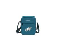 Umhängetasche TRAVELITE "travelite x NFL Crossbody Bag", Damen, Gr. B/H/T: 17cm x 22cm x 6cm, blau (philadelphia eagles), Textil, Taschen Umhängetasche, Unisex Schultertasche, Crossbodybag mit verstel