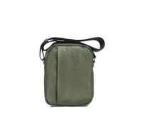 Umhängetasche U.S. POLO ASSN. "UMPIRE SMALL CROSSBODY Unisex", Damen, Gr. B/H/T: 24cm x 7cm x 24cm onesize, grün, Polyester, Polyurethan, Taschen Umhängetasche, Umhängtasche unisex, Crossbody Bag, Fes