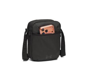 Umhängetasche UNDER ARMOUR "NEW UA ESSENTIAL CROSSBODY", Damen, schwarz, schwarz, Obermaterial: 100% Polyester, Taschen Umhängetasche, für Erwachsene, mit sportlichem Stil, aus Polyester, leicht (1278