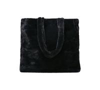 Umhängetasche URBAN CLASSICS "Urban Classics Unisex Fake Fur Tote Bag", Damen, Gr. onesize, schwarz, Polyester, unifarben, Taschen Umhängetasche (23480701-0)
