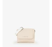 Umhängetasche VALENTINO BAGS "ALEXIA SUMMER", Damen, Gr. B/H/T: 21cm x 15cm x 10cm, beige (nat, sanftes weiß), Textil, Taschen Umhängetasche, Damen Schultertasche, Handtasche mit Logoschriftzug (63507