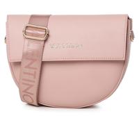 Umhängetasche VALENTINO BAGS "BIGS", Damen, Gr. B/H/T: 24,5cm x 19cm x 8cm, beige (puder), Lederimitat, unifarben, Taschen Umhängetasche, Handtasche Damen Schultertasche mit goldfarbenen Details (9095