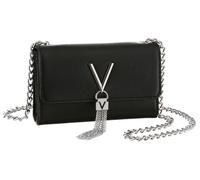 Umhängetasche VALENTINO BAGS "DIVINA", Damen, Gr. B/H/T: 17cm x 11,5cm x 4cm, schwarz, Lederimitat, Taschen Umhängetasche, Handtasche Damen Tasche Damen Schultertasche Kettentasche (565731-0) schwarz