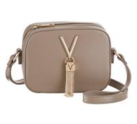 Umhängetasche VALENTINO BAGS "DIVINA", Damen, Gr. B/H/T: 17cm x 13cm x 6cm, grau (taupe), Polyurethan (PU), Taschen Umhängetasche, Handtasche Damen Tasche Damen Schultertasche (31667258-0) taupe