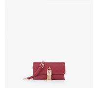 Umhängetasche VALENTINO BAGS "EMY RE", Damen, Gr. B/H/T: 20,5cm x 12,5cm x 4cm, rot, Lederimitat, Taschen, Damen Schultertasche, Minibag, Clutch, Zierschloss und Zierketten (30703768-0) rot