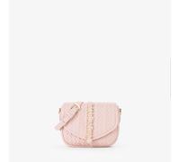 Umhängetasche VALENTINO BAGS "FLAP BAG FANIA RE", Damen, Gr. B/H/T: 19,5cm x 15,5cm x 7cm, cipria, Polyurethan, Taschen Umhängetasche, Schultertasche, Mini Bag, Handtasche Damen (79958142-0) cipria