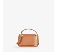 Umhängetasche VALENTINO BAGS "IRIDE", Damen, Gr. B/H/T: 23,5cm x 13,5cm x 5cm, cuoio, Lederimitat, Taschen Umhängetasche, Damen Handtasche, Schultertasche mit Steckfach vorne (18615416-0) cuoio