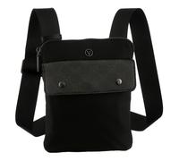 Umhängetasche VALENTINO BAGS "NEMESYS", Damen, Gr. B/H/T: 18cm x 23cm x 1cm, schwarz (nero), Polyester, Taschen Umhängetasche, Mini Bag, Schultertasche mit Reißverschluss, Logo-Print (55275940-0) nero