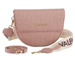 Umhängetasche VALENTINO BAGS "PANSY", Damen, Gr. B/H/T: 24,5cm x 19cm x 8cm, rosa, Lederimitat, Taschen Umhängetasche, Damen Schultertasche, Mini Bag, Handtasche mit modischer Logoprägung (45464918-0)
