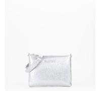 Umhängetasche VALENTINO BAGS "POCHETTE GERANIUM", Damen, Gr. B/H/T: 26cm x 19,5cm x 2,5cm, argento, Polyurethan, Taschen Umhängetasche, Schultertasche Mini Bag Handtasche Damen (51934316-0) argento