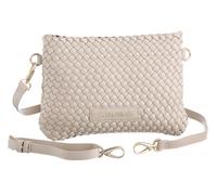 Umhängetasche VALENTINO BAGS "POCHETTE SHANTEL", Damen, Gr. B/H/T: 26cm x 18cm x 1,5cm, beige (ecru), Polyurethan, Taschen Umhängetasche, Schultertasche, Mini Bag, Handtasche Damen mit Handschlaufe (8