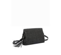 Umhängetasche VIVANCE "Clutch", Damen, Gr. B/H/T: 25cm x 17cm x 6cm, schwarz, Kunstfaser, Strukturmuster, unifarben, Taschen Umhängetasche, Handtasche,Schultertasche,Tragetasche,Crossbody Bag, Bast-Op