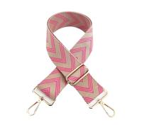 Umhängetaschengurt Damen-Taschenriemen, Tragegurt, breiter Schultergurt, Umhängegurt, Ersatzgurt, Zubehör, Taschenteile, verstellbarer Riemen(Rose Pink)