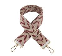 Umhängetaschengurt Damen-Taschenriemen, Tragegurt, breiter Schultergurt, Umhängegurt, Ersatzgurt, Zubehör, Taschenteile, verstellbarer Riemen(Wine Red)