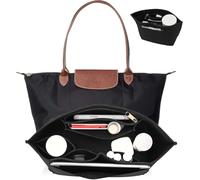 Umiup Tascheneinsatz-Organizer für Longchamp Le Pliage, Handtaschen Organizer Filz Taschenorganizermit Multifunktionalen Taschen Großes Fassungsvermögen für Longchamp Large/Medium/Small