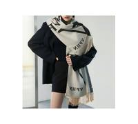 Umkehrbarer, dicker und warmer beidseitig tragbarer Schal, vielseitig und weich als Halstuch, geeignet für Herbst/Winter, koreanischer Stil, Weihnacht