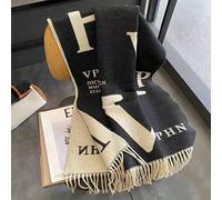 Umkehrbarer, dicker und warmer beidseitig tragbarer Schal, vielseitig und weich als Halstuch, geeignet für Herbst/Winter, koreanischer Stil für Kleide