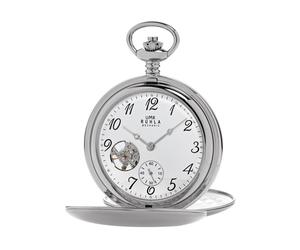 UMR RUHLA 5474-1 Taschenuhr Handaufzug kleine Sekunde mit Kette