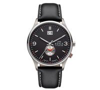 UMR Ruhla Classic Herren Armbanduhr Titan 17084 Dualtime, Groß-Datum, Grün