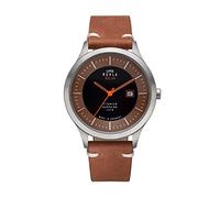 UMR RUHLA Herren-Armbanduhr 95951, Solar, Titan, mit Lederarmband, 10 bar