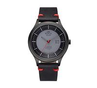 UMR RUHLA Herren-Armbanduhr 95952, Solar, Titan, mit Lederarmband, 10 bar