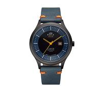 UMR RUHLA Herren-Armbanduhr 95953, Solar, Titan, mit Lederarmband, 10 bar