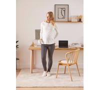 Umstands-Jeans, Slim-Fit, Schrittlänge 69 cm, Bundweite verstellbar grau Gr. 32 von vertbaudet