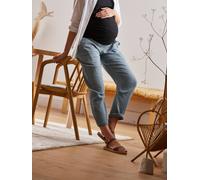 Umstandshose aus Baumwoll-Musselin grün Gr. 42 von vertbaudet