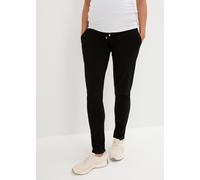 Umstandshose BONPRIX, Damen, Gr. 48/50 (XL), N-Gr, schwarz, Obermaterial: 68% Viskose, 28% Polyester, 4% Elasthan, regular fit, Hosen, aus Viskose, Polyester und Elasthan, Regular Fit (55401631-48) sc
