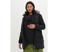 Umstandsjacke BONPRIX "3-in-1 warm wattierte Umstands- und Tragejacke", Damen, Gr. 44, schwarz, Steppware, Obermaterial: 100% Polyester. Futter: 100% Polyester. Ärmelfutter: 100% Polyester, unifarben,