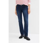 Umstandsjeans BONPRIX, Damen, Gr. 52, N-Gr, dunkelblau denim, Denim/Jeans, Obermaterial: 82% Baumwolle, 17% Polyester, 1% Elasthan. Einsatz: 95% Baumwolle, 5% Elasthan, regular fit, Jeans, regular fit