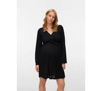Mamalicious Maeve Tess Maternity Long Sleeve Dress Schwarz M