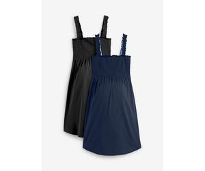Umstandskleider aus Bio-Baumwolle (2er Pack) 32/34 (XS)